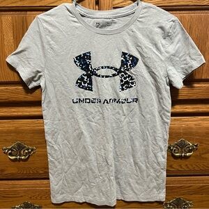 Under Armour Light Gray Crewneck Tee